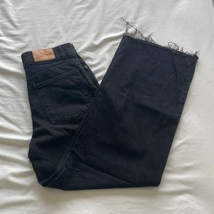 Zara Black Wide Leg Jeans
